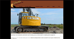 Desktop Screenshot of catalinaexcavating.com